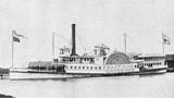 Steamboat image from the 1800s