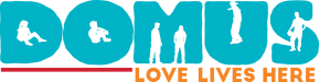 Domus: love lives here logo