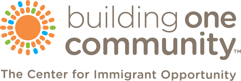 Building One Community: The Center for Immigrant Opportunity logo