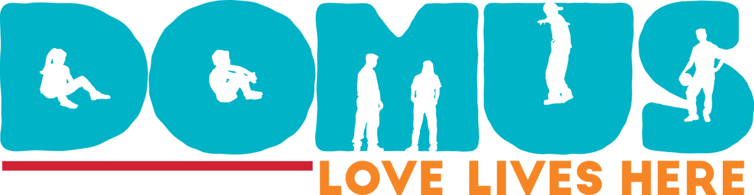DOMUS: Love Lives Here logo