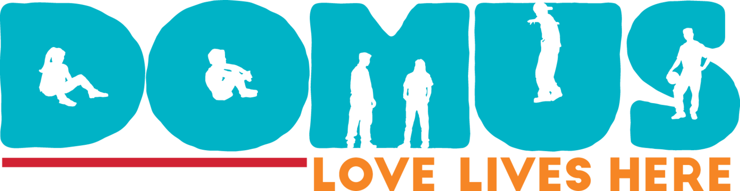 Domus: love lives here logo