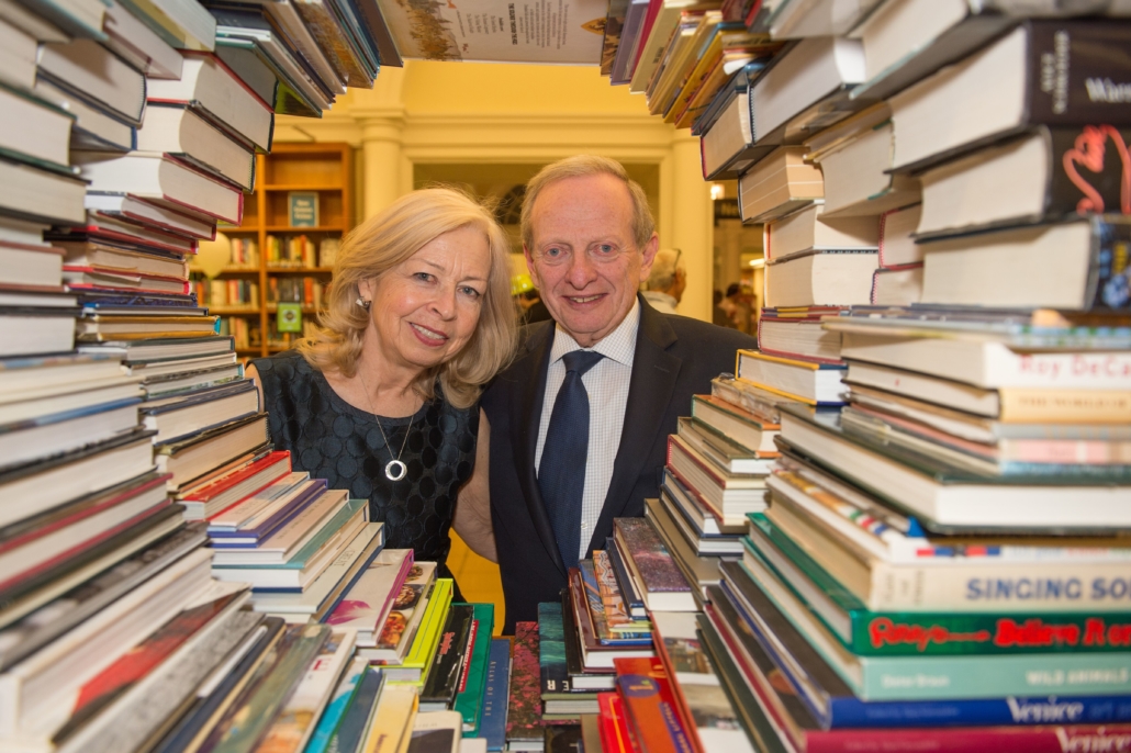 Mary and Jay in Book Arch