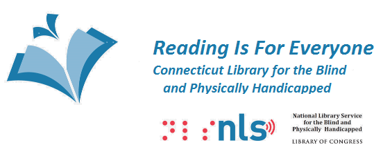 Connecticut Library for the Blind and Physically Handicapped Reading is for Everyone logo