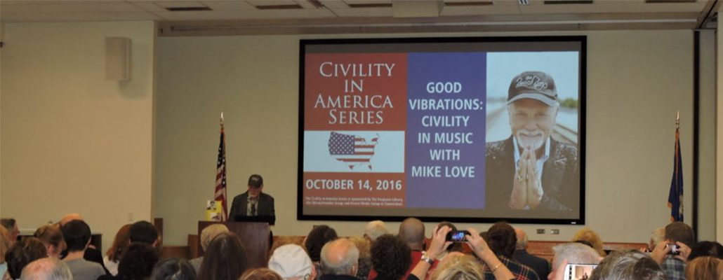 Mike Love of the Beach Boys, speaking about Civility in Music