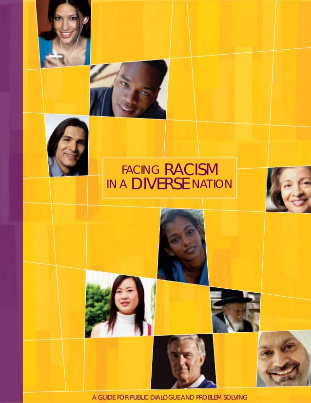 FACING RACISM IN A DIVERSE NATION guide cover