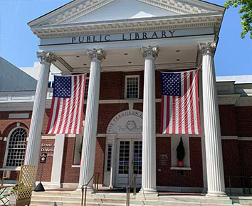 Main library building