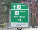 Merritt Parkway sign