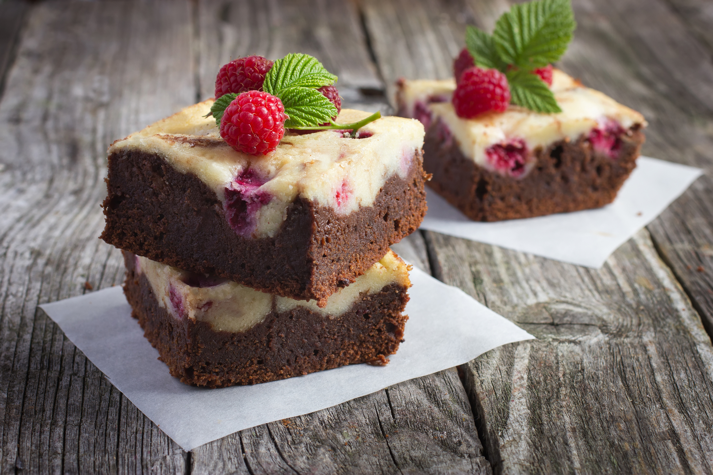 Raspberry Brownies