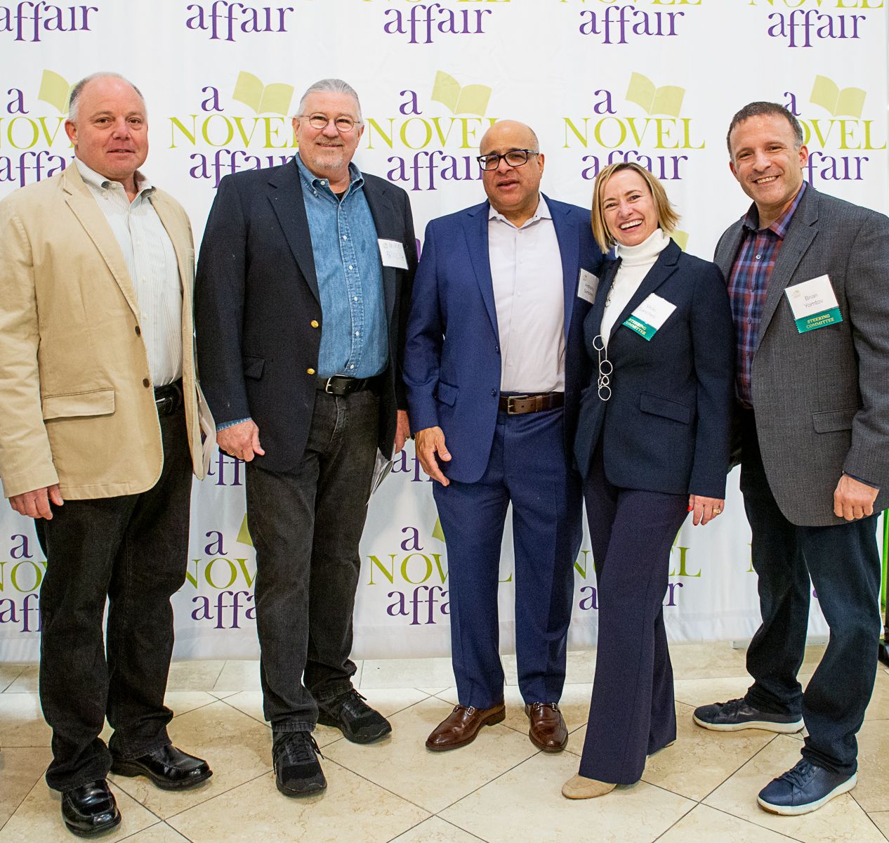 Dave Katze, Vicki and Tony Sanches, Brian Yomtov step and repeat