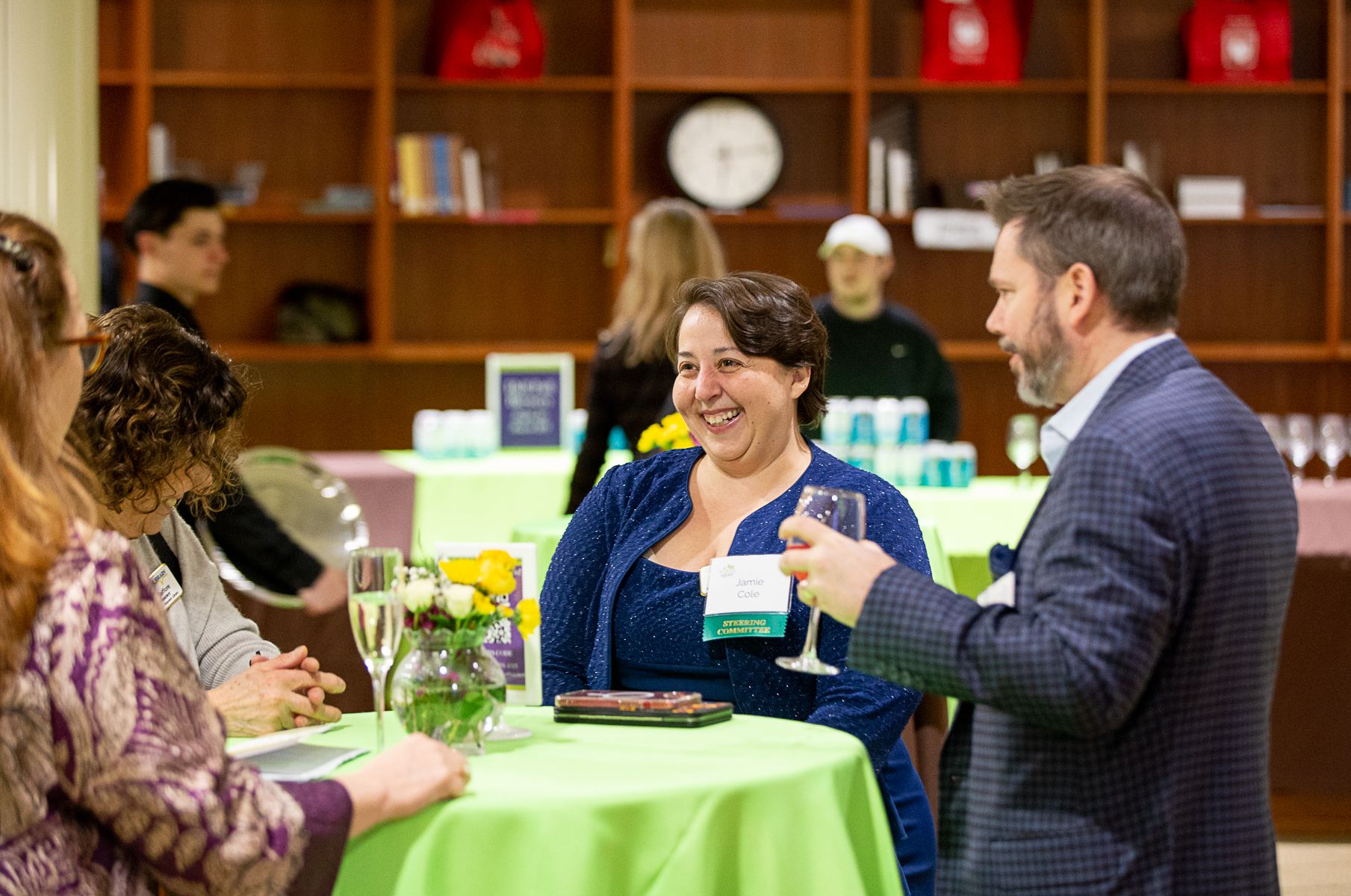 Jamie and Greg Cole with other guests