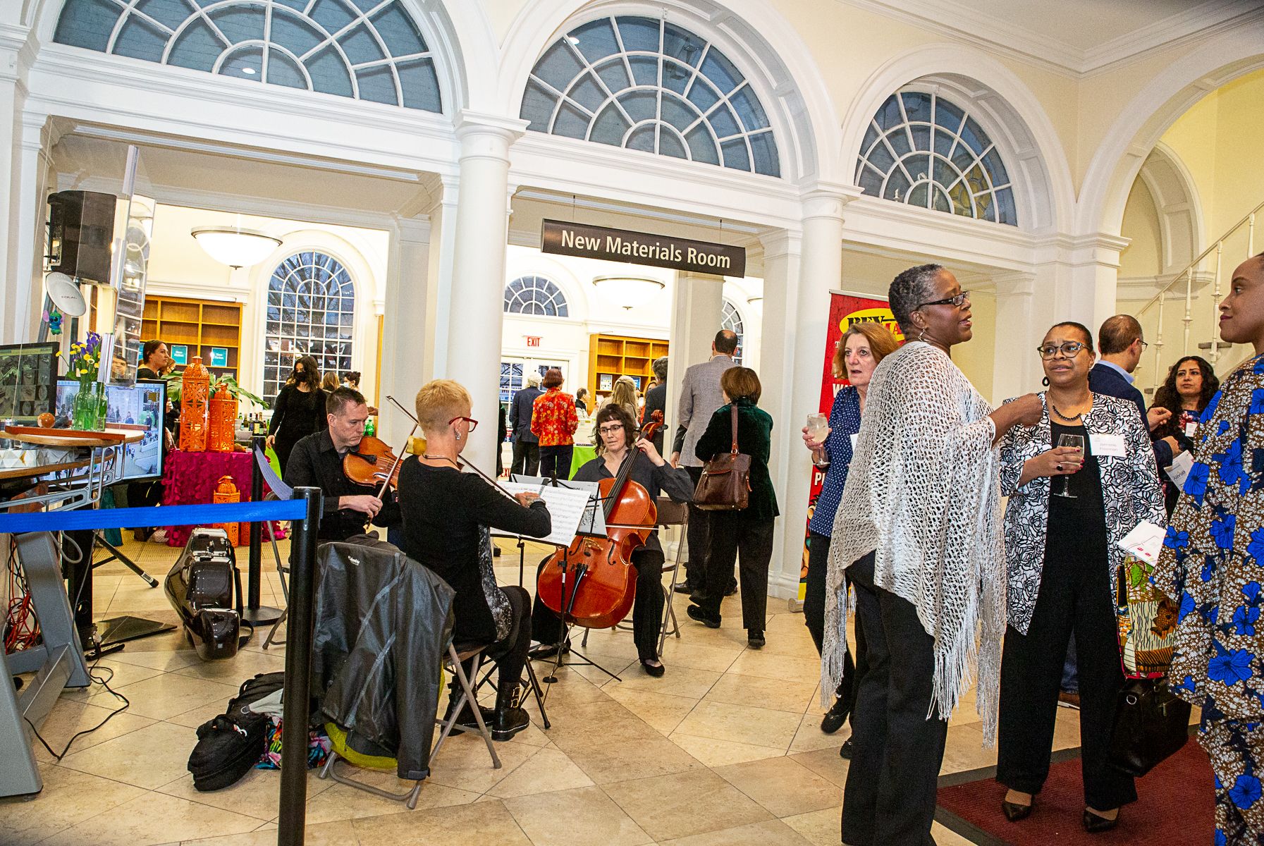 lobby with music