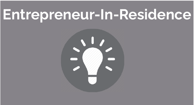 Entrepreneur-in-Residence logo (a light bulb with rays coming out of it)