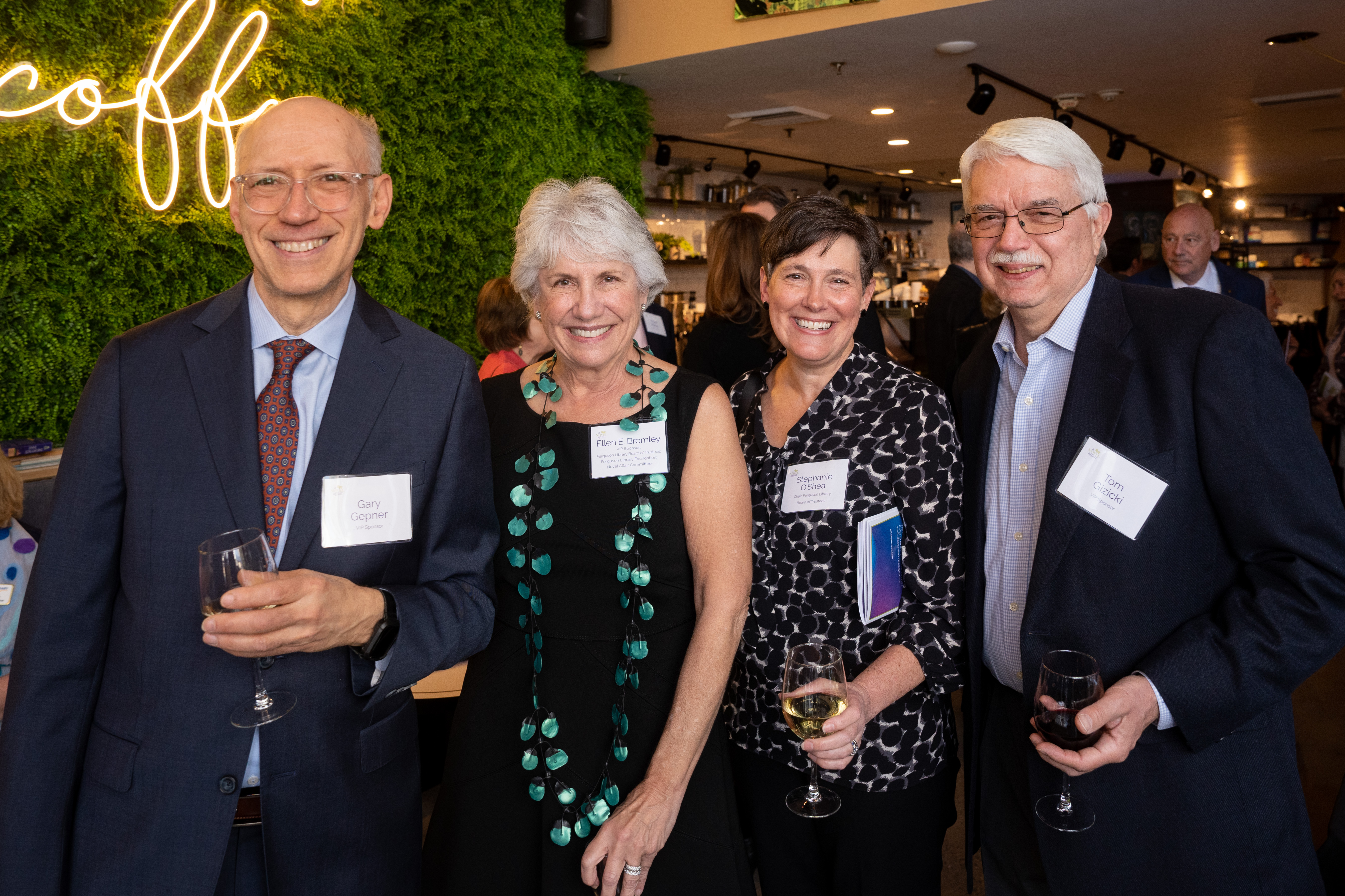 Reception Gary Gepner, Ellen Bromley, Stephanie O'Shea, Tom Gizicki.jpg 