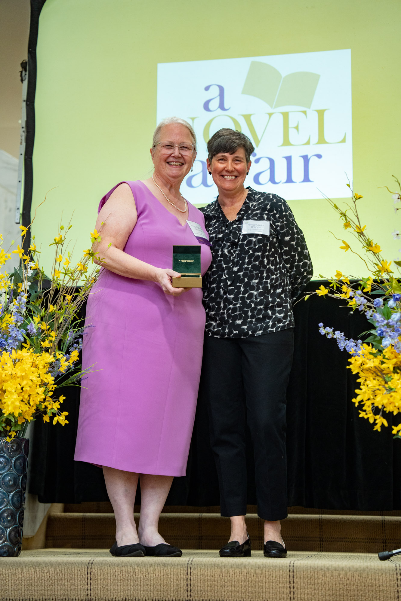 Stephanie and Polly with award.jpg 