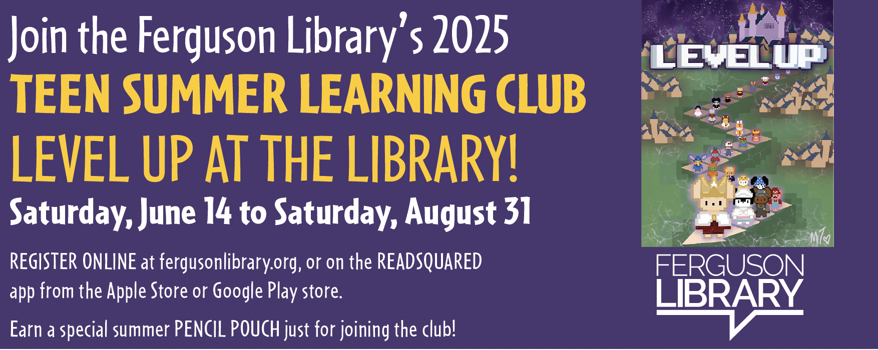 Teen Summer Learning Club banner