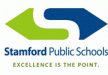 Stamford Public Schools: Excellence is the point logo