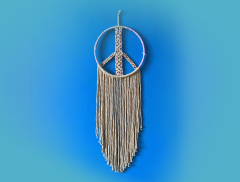 Peace Sign Wall Hanging