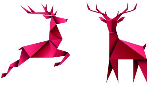 Origami Reindeer