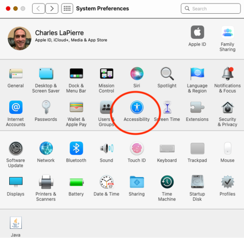 Figure 1- System Preferences Main Screen.png