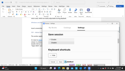 Figure 15- Thorium Shortcut Keys.png