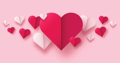 Origami Hearts