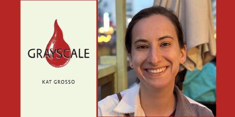Kat Grosso with Book