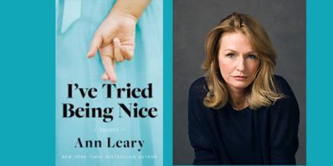 Ann Leary with Book