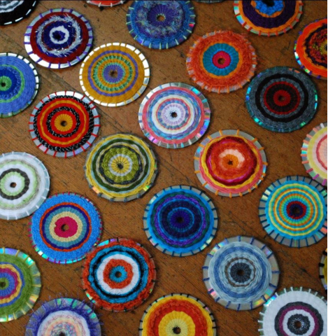 Recycled Art Weaving