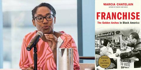 Marcia Chatelain with Book