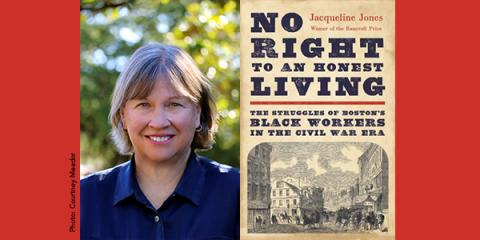 Jacqueline Jones with Book