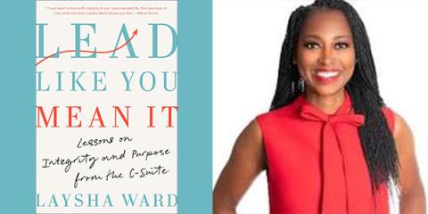 Laysha Ward with Book