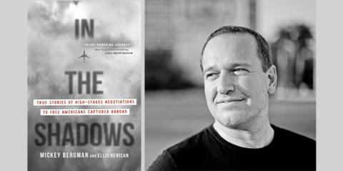 Mickey Bergman with Book