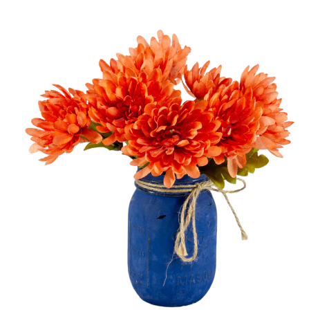 Adult Crafting Mason Jar