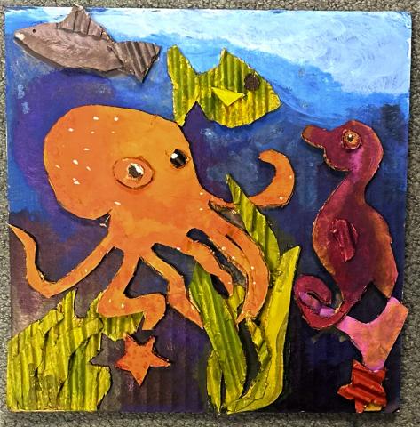 Relief Painting