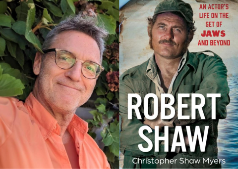 Chris Shaw Myers with Book