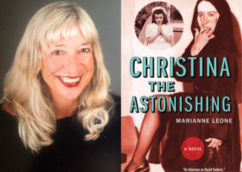 Marianne Leone with Book