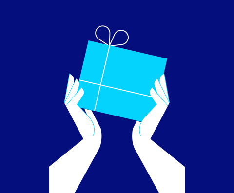 Adult Crafting Holiday Cards