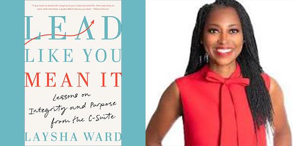 Laysha Ward with Book