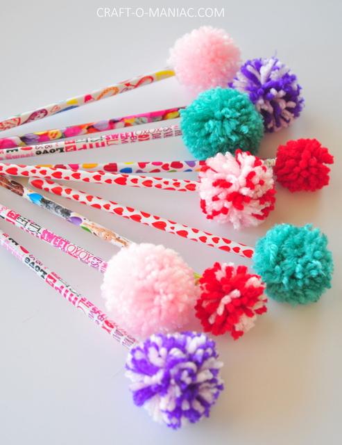 Crafternoon Pop Pom Pencils