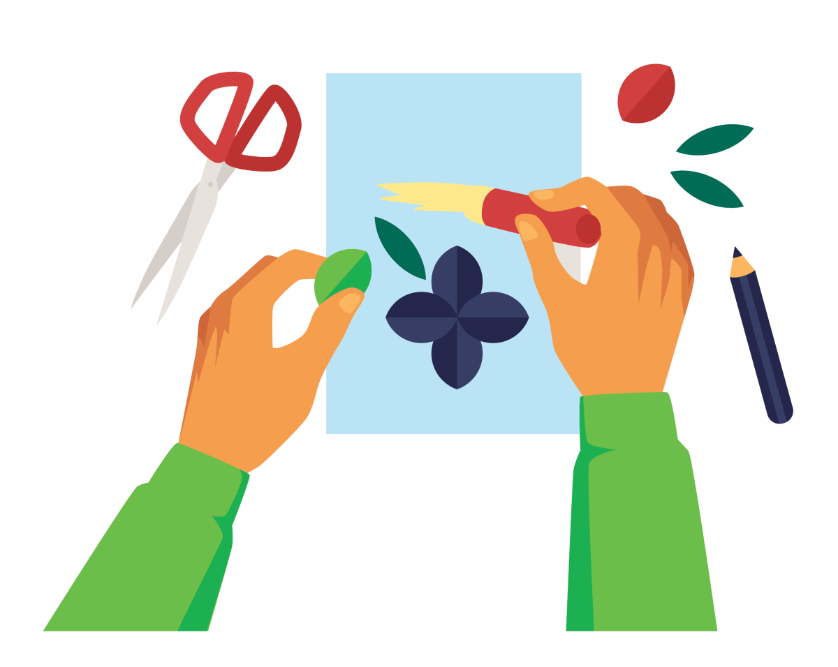 Adult Crafting Simple Cards