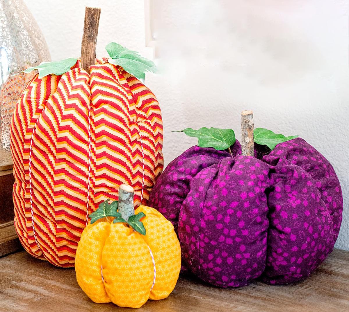 Fabric Pumpkins