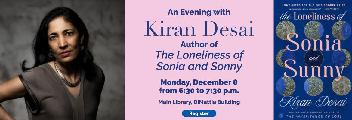 Kiran Desai Rescheduled